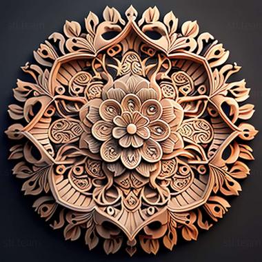 3D model Mandala (STL)